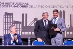 Pullaro, Frigerio y Llaryora