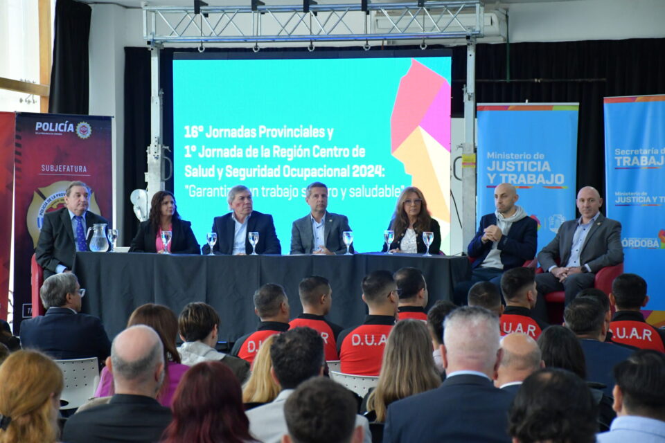 1º Jornada de la Región Centro de Salud y Seguridad Ocupacional en el marco de las 16º Jornadas Provinciales de la Provincia de Córdoba