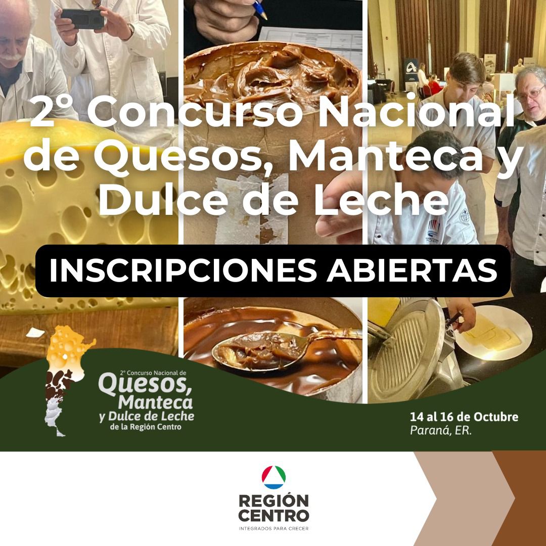 2° Concurso Nacional de Quesos, Manteca y Dulce de Leche de la Región Centro